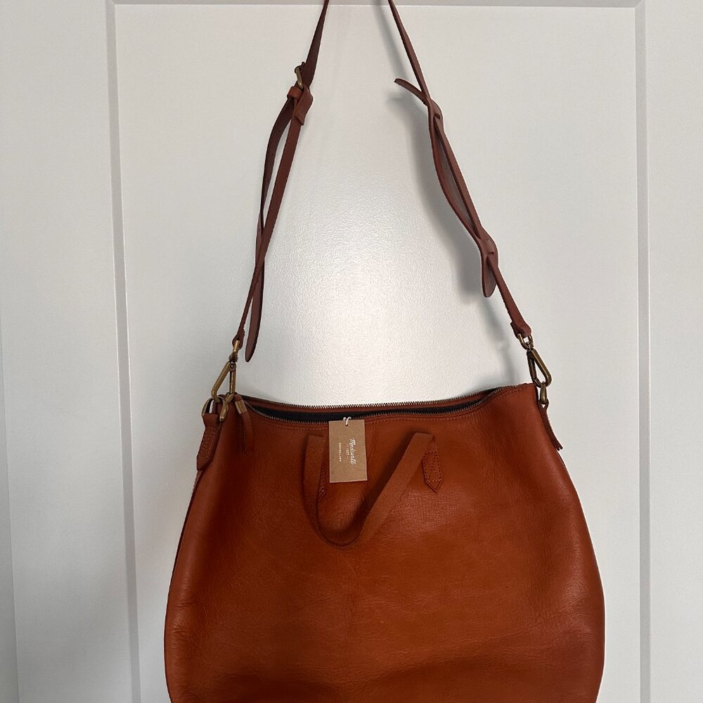 Madewell Leather Transport Carryall Tote | NWT | Large | Brown